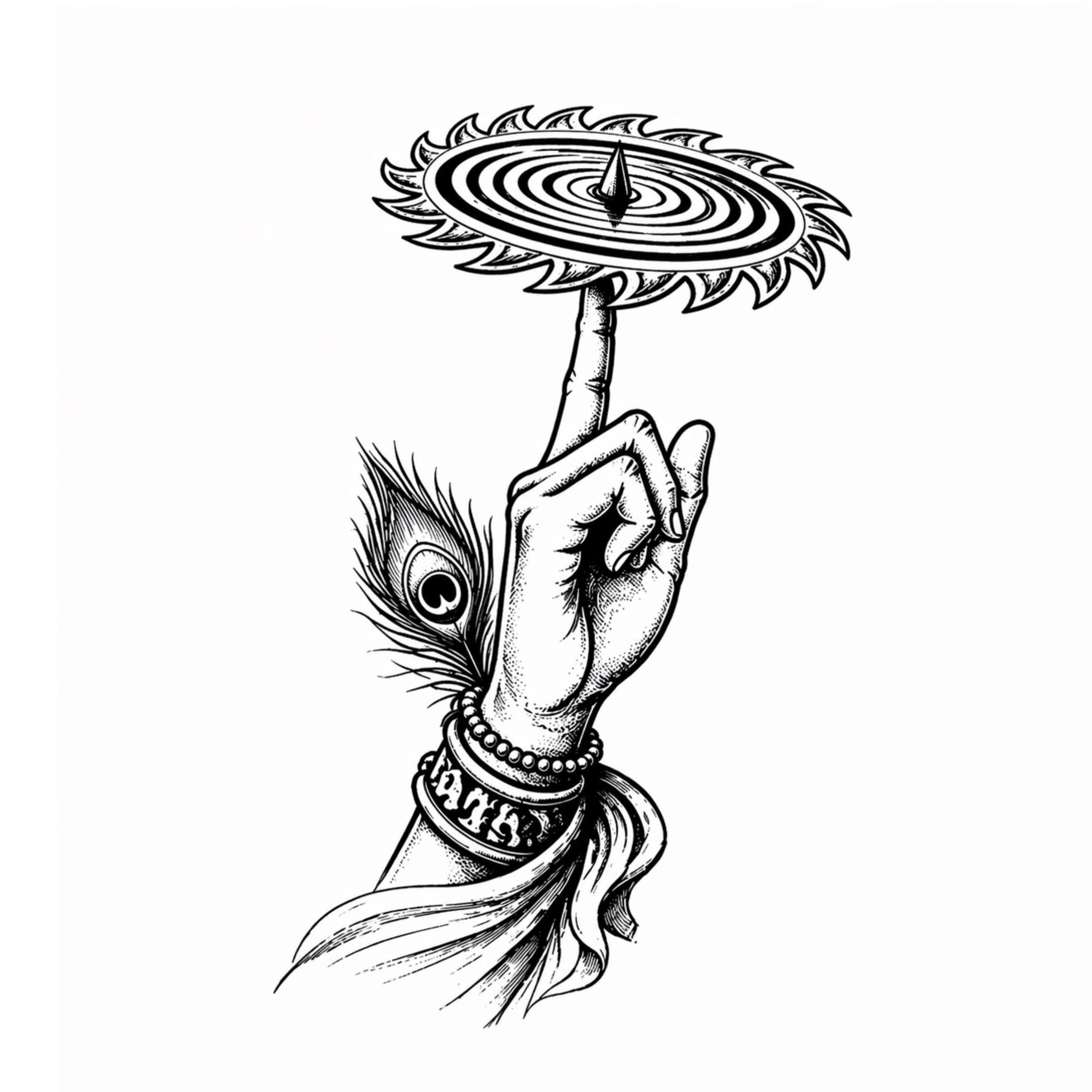 Sudarshan Chakra Tattoo