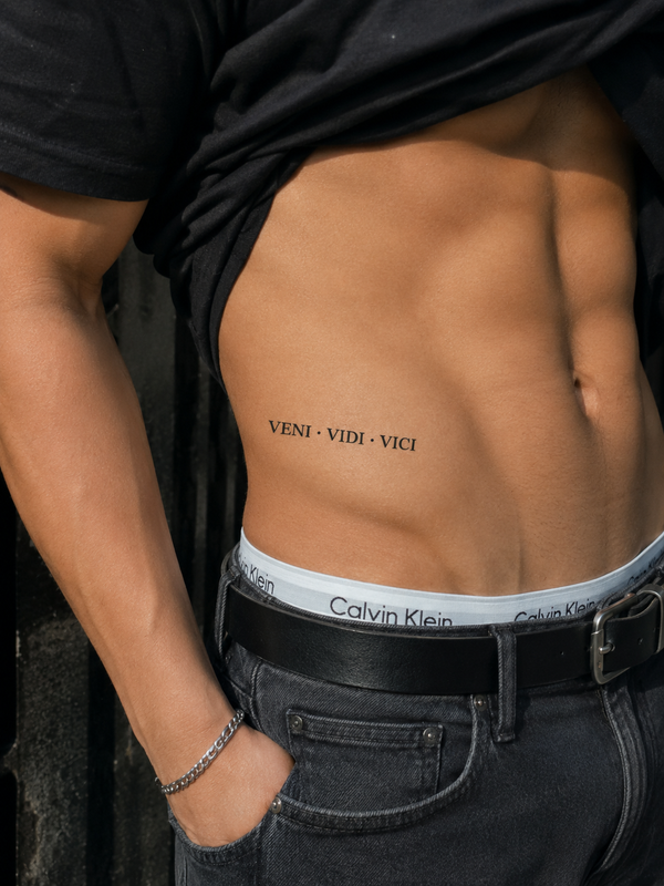 Veni Vidi Vici Tattoo – Boy's Favorite