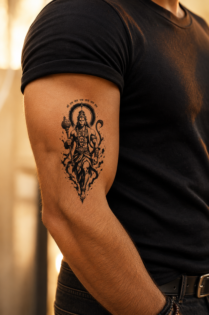 Hanuman Aura Tattoo