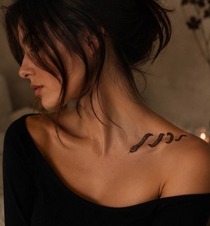 Tiny Serpent Tattoo
