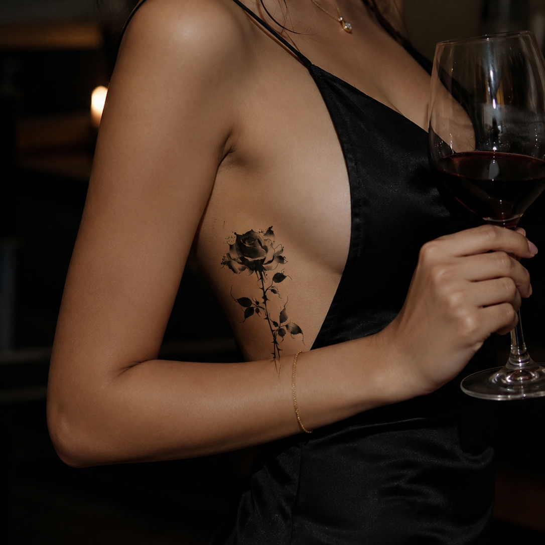 Dark Rose Tattoo
